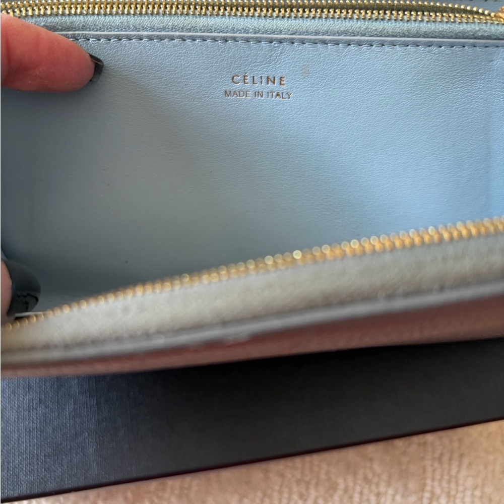Celine Gray Leather Wallet - Picture 3 of 3
